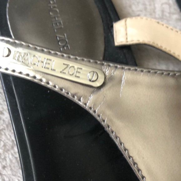 Rachel Zoe Cami Metallic Leather Sandals - Picture 2 of 4